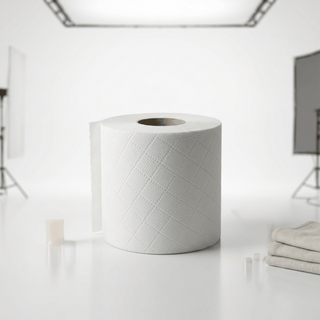 Toilet Paper 1-pack | Blue Fluffy Marshmallow Cloud Roll | Checked