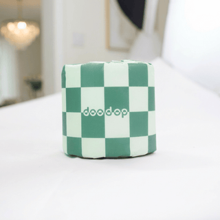 Toilet paper 1-pack | Fresh and Fancy rolls checkered