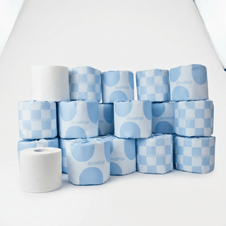 Blue Fluffy Marshmallow Cloud Rolls | 24-pack Toilet Paper