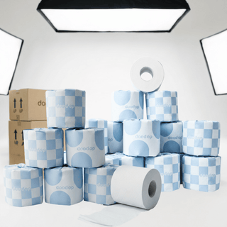 Blue Fluffy Marshmallow Cloud Rolls | 48-pack Toilet Paper