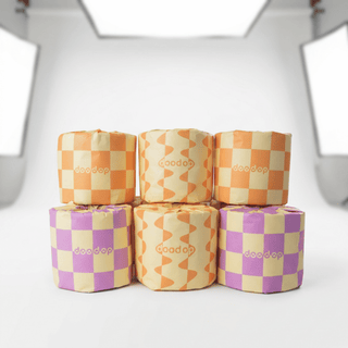Party Pooper Pure Paper Rolls | 6-pack Toilet Paper