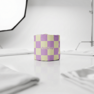 1-pack Toilet Paper | Party Pooper Pack | Purple Gingham